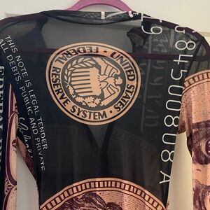 Rare Stylish Black and Tan Women's maxi dress